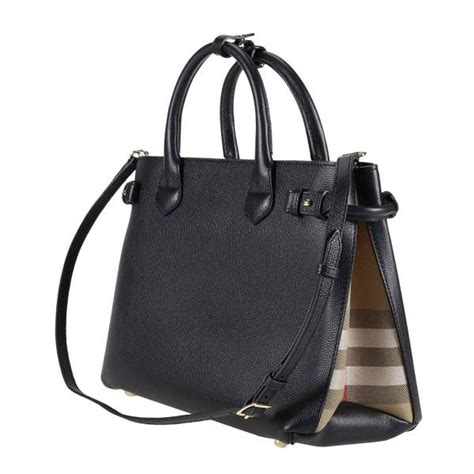 burberry black handbags|Burberry bag price list.